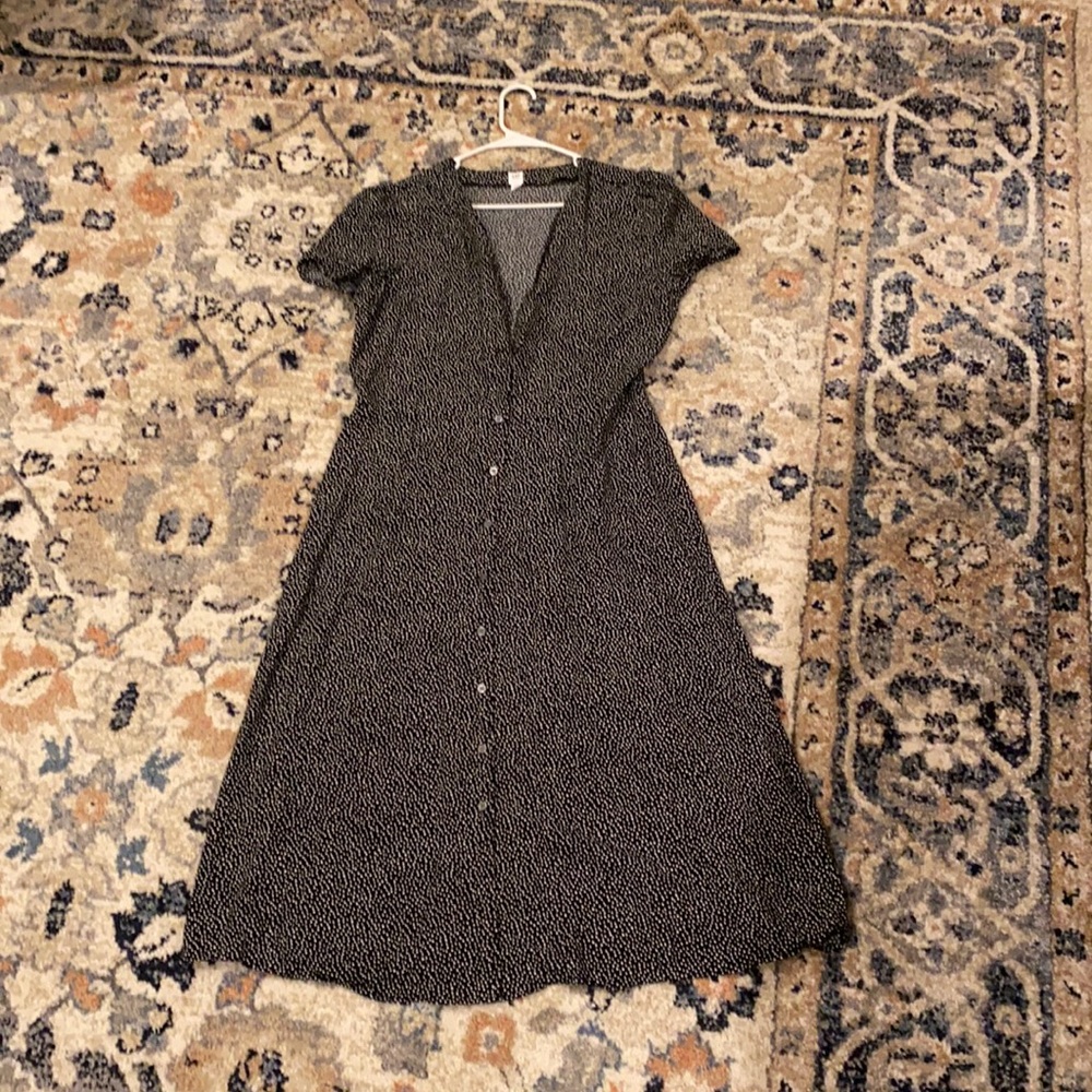 Midi polka dot dress